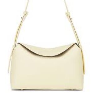 Fresh Hudson butter yellow, Elegant Cream Shoulder Bag